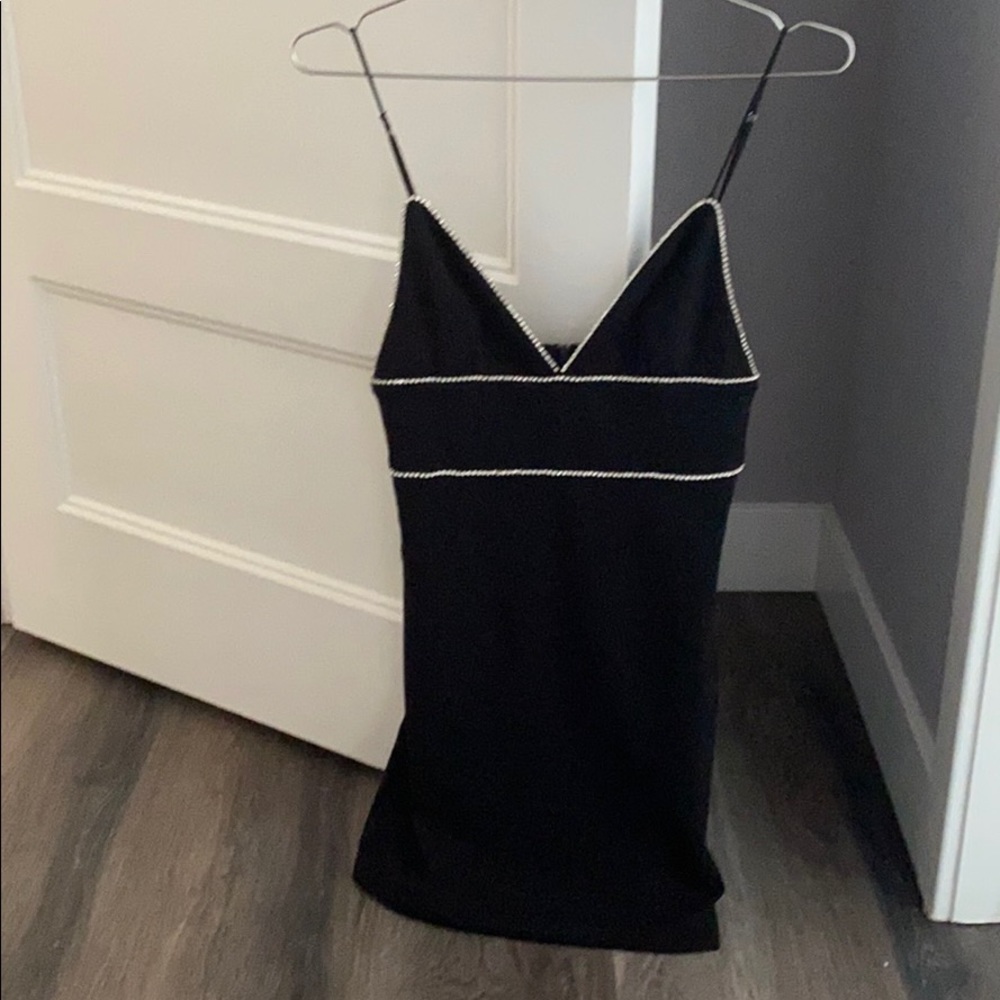 black dress with rinestones